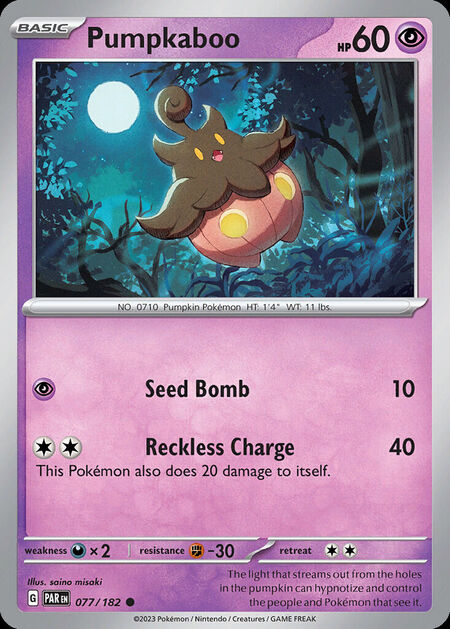 Pumpkaboo PAR 77