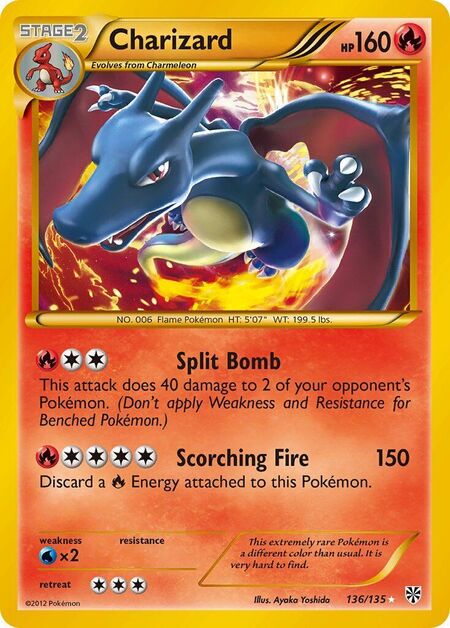 Charizard Plasma Storm 136