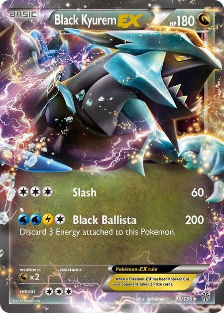 Black Kyurem-EX Plasma Storm 95