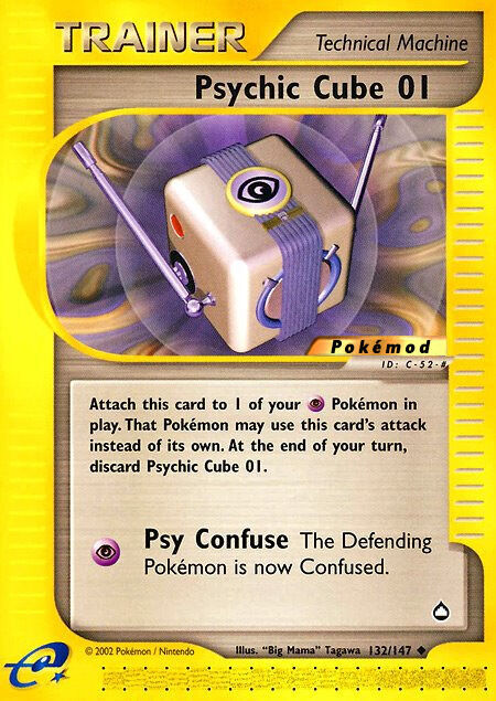 Psychic Cube 01 Pokémod Aquapolis 132