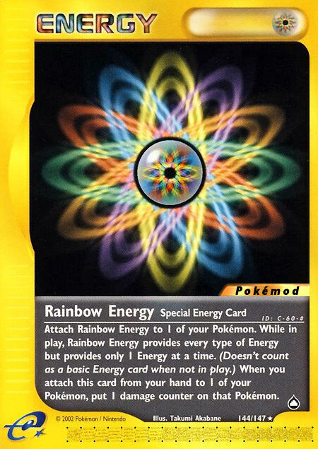 Rainbow Energy Pokémod Aquapolis 144
