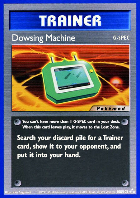 Dowsing Machine Pokémod Base Set 108