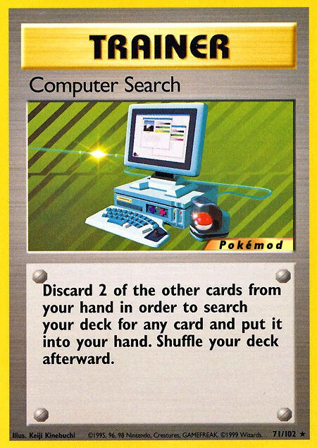 Computer Search Pokémod Base Set 71