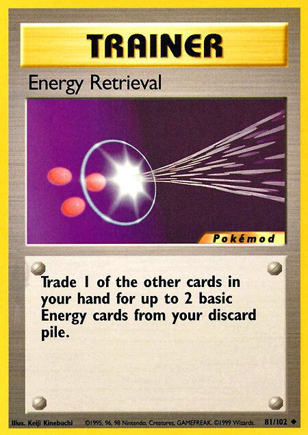 Energy Retrieval Pokémod Base Set 81