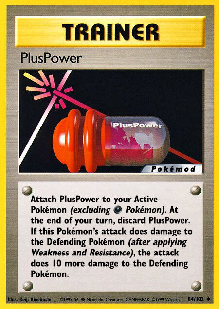 PlusPower Pokémod Base Set 84