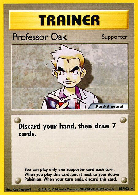 Professor Oak Pokémod Base Set 88