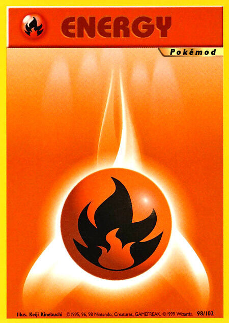 Fire Energy Pokémod Base Set 98