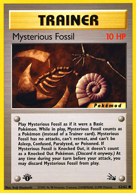Mysterious Fossil Pokémod Fossil 62