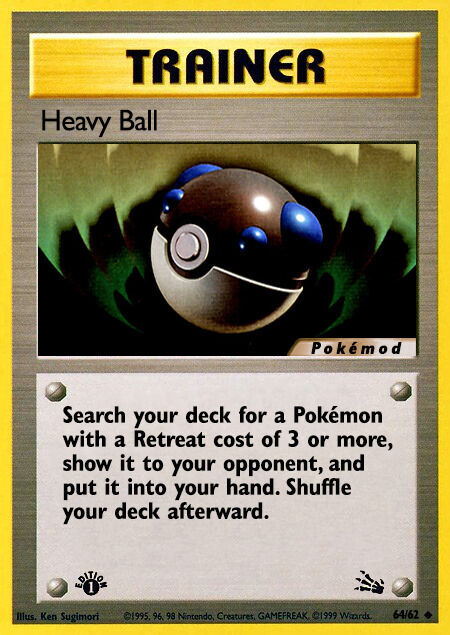 Heavy Ball Pokémod Fossil 64