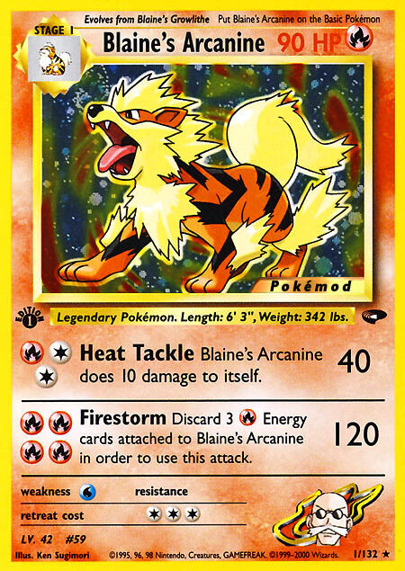 Blaine's Arcanine Pokémod Gym Challenge 1