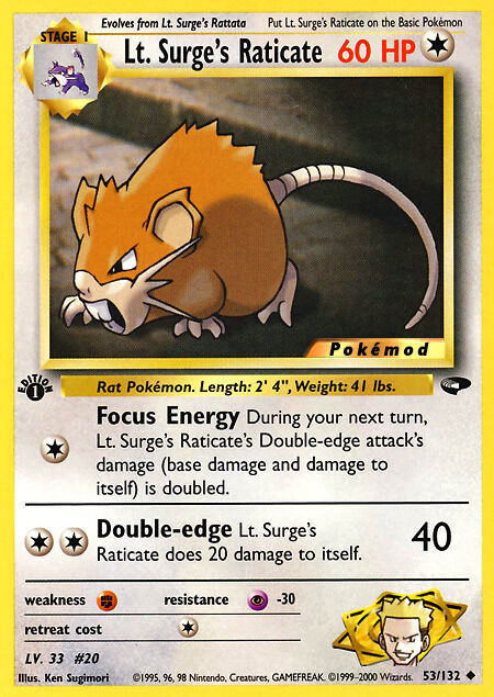 Lt. Surge's Raticate Pokémod Gym Challenge 53