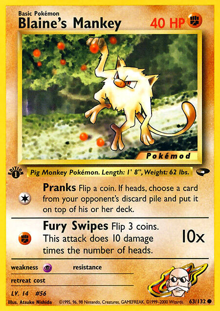 Blaine's Mankey Pokémod Gym Challenge 63