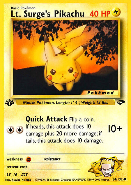 Lt. Surge's Pikachu Pokémod Gym Challenge 84