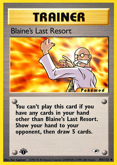 Blaine's Last Resort Pokémod Gym Heroes 105