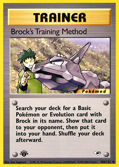 Brock's Training Method Pokémod Gym Heroes 106
