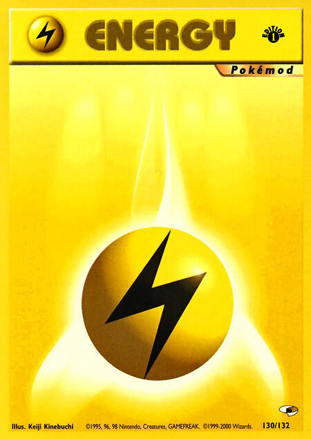 Lightning Energy Pokémod Gym Heroes 130