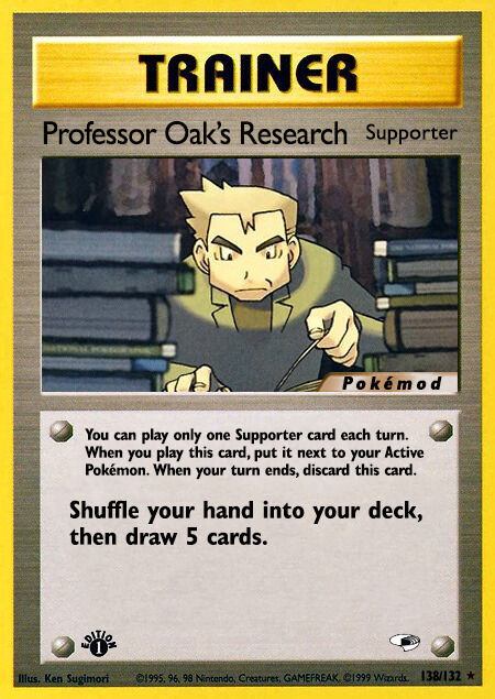 Professor Oak's Research Pokémod Gym Heroes 138