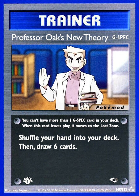 Professor Oak's New Theory Pokémod Gym Heroes 145