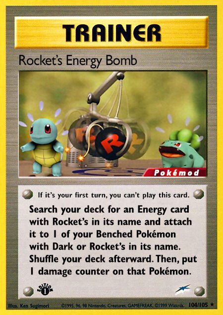 Rocket's Energy Bomb Pokémod Neo Destiny 104