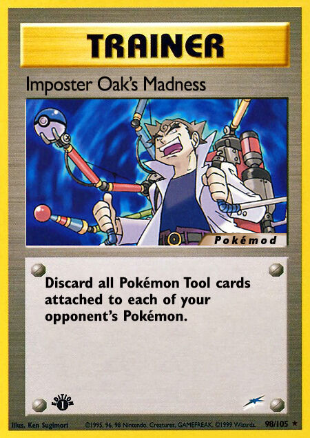 Imposter Oak's Madness Pokémod Neo Destiny 98