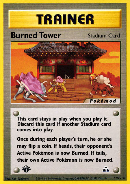 Burned Tower Pokémod Neo Discovery 72