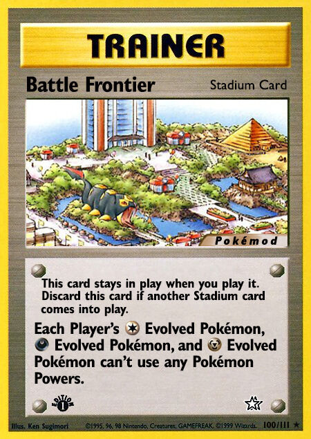 Battle Frontier Pokémod Neo Genesis 100