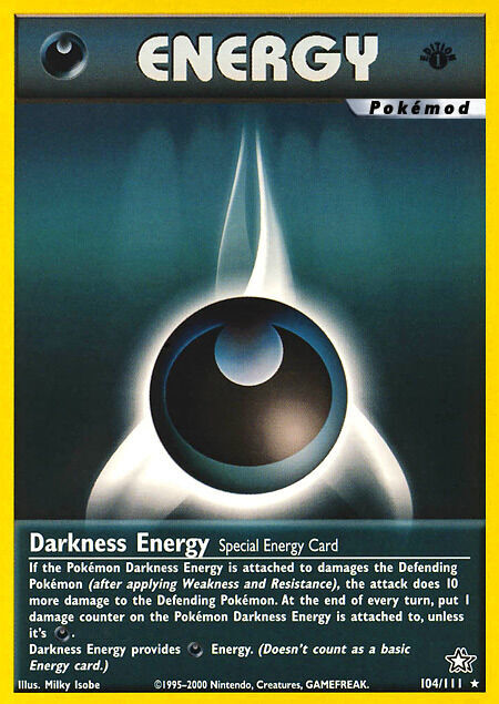 Darkness Energy Pokémod Neo Genesis 104