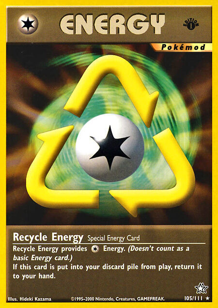 Recycle Energy Pokémod Neo Genesis 105