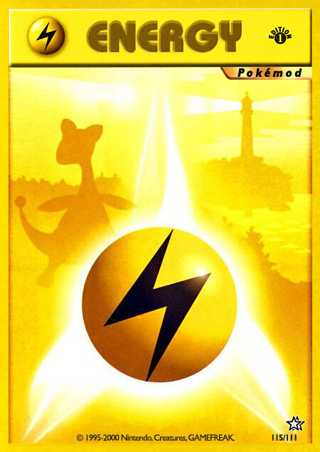 Lightning Energy Pokémod Neo Genesis 115
