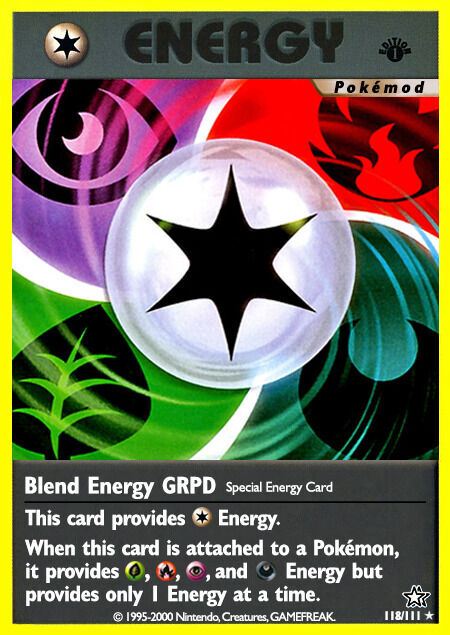 Blend Energy GRPD Pokémod Neo Genesis 118