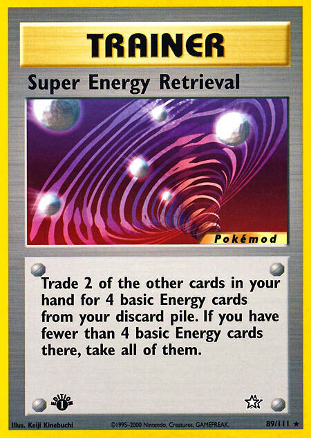Super Energy Retrieval Pokémod Neo Genesis 89