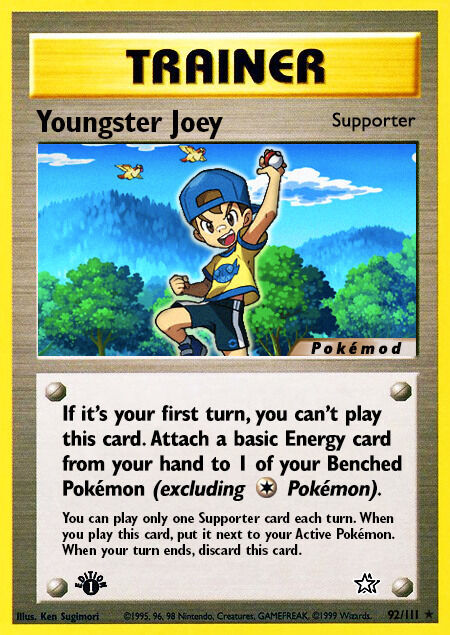 Youngster Joey Pokémod Neo Genesis 92