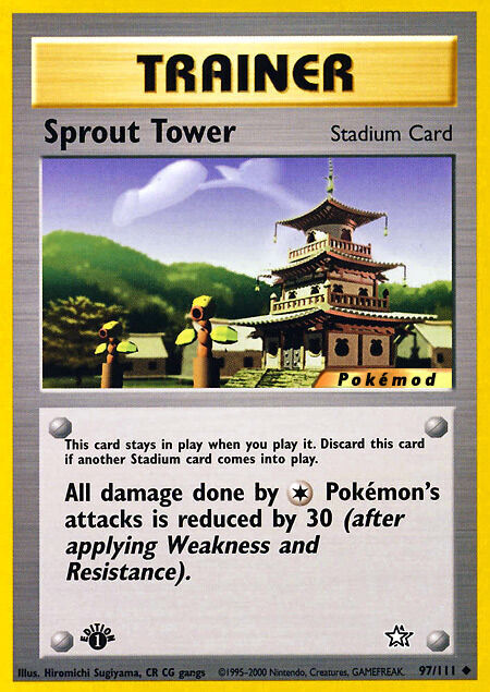 Sprout Tower Pokémod Neo Genesis 97