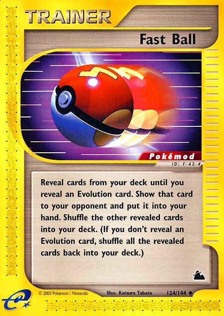 Fast Ball Pokémod Skyridge 124