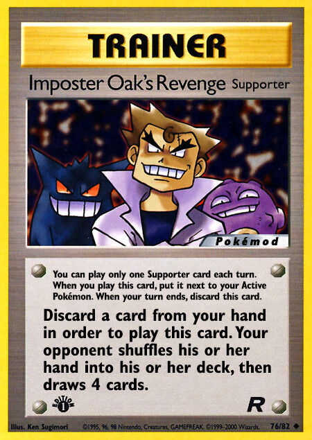 Imposter Oak's Revenge Pokémod Team Rocket 76