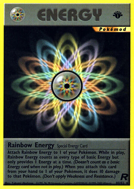 Rainbow Energy Pokémod Team Rocket 80