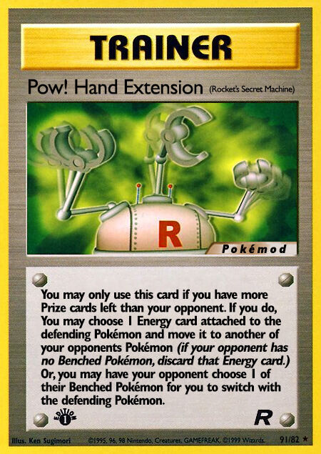 Pow! Hand Extension Pokémod Team Rocket 91