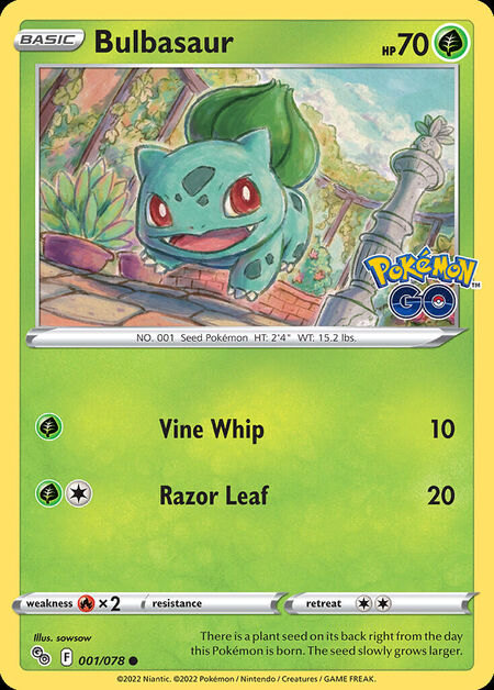 Bulbasaur PGO 1
