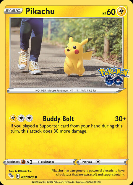 Pikachu PGO 27