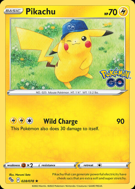 Pikachu PGO 28