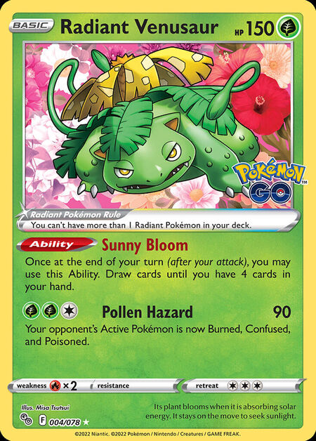 Radiant Venusaur PGO 4