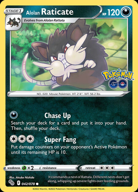 Alolan Raticate PGO 42