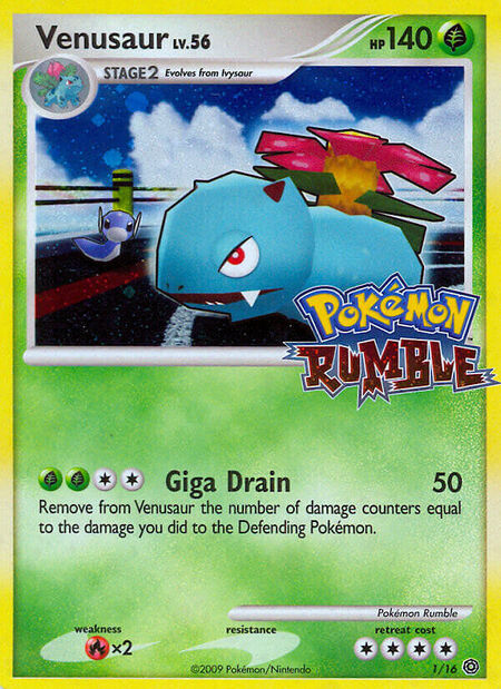 Venusaur RUMBLE 1