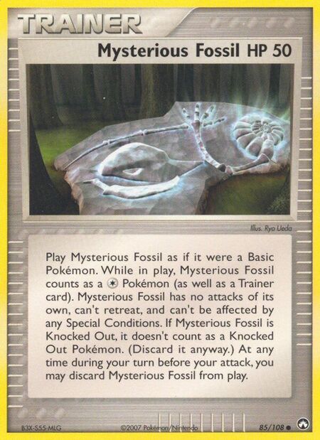 Mysterious Fossil Power Keepers 85