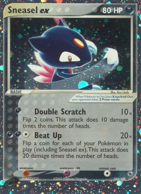 Sneasel ex Ruby & Sapphire 103