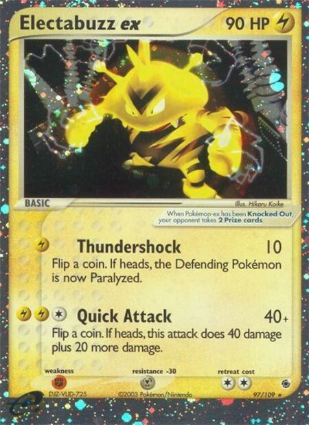 Electabuzz ex Ruby & Sapphire 97