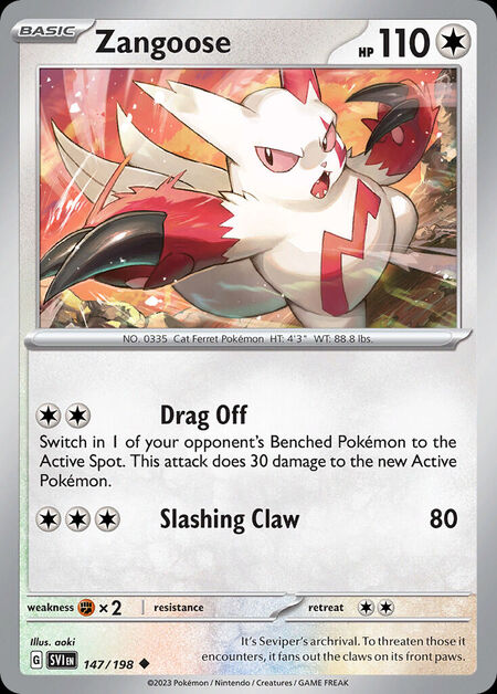 Zangoose SVI 147