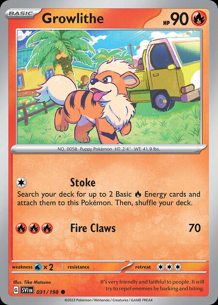 Growlithe SVI 31