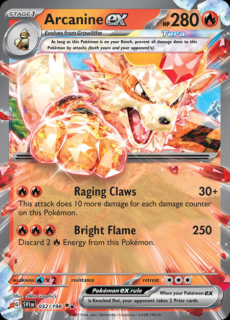 Arcanine ex SVI 32