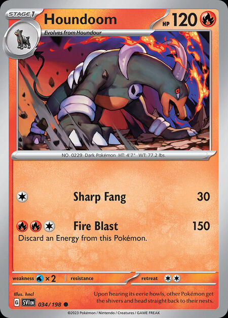 Houndoom SVI 34